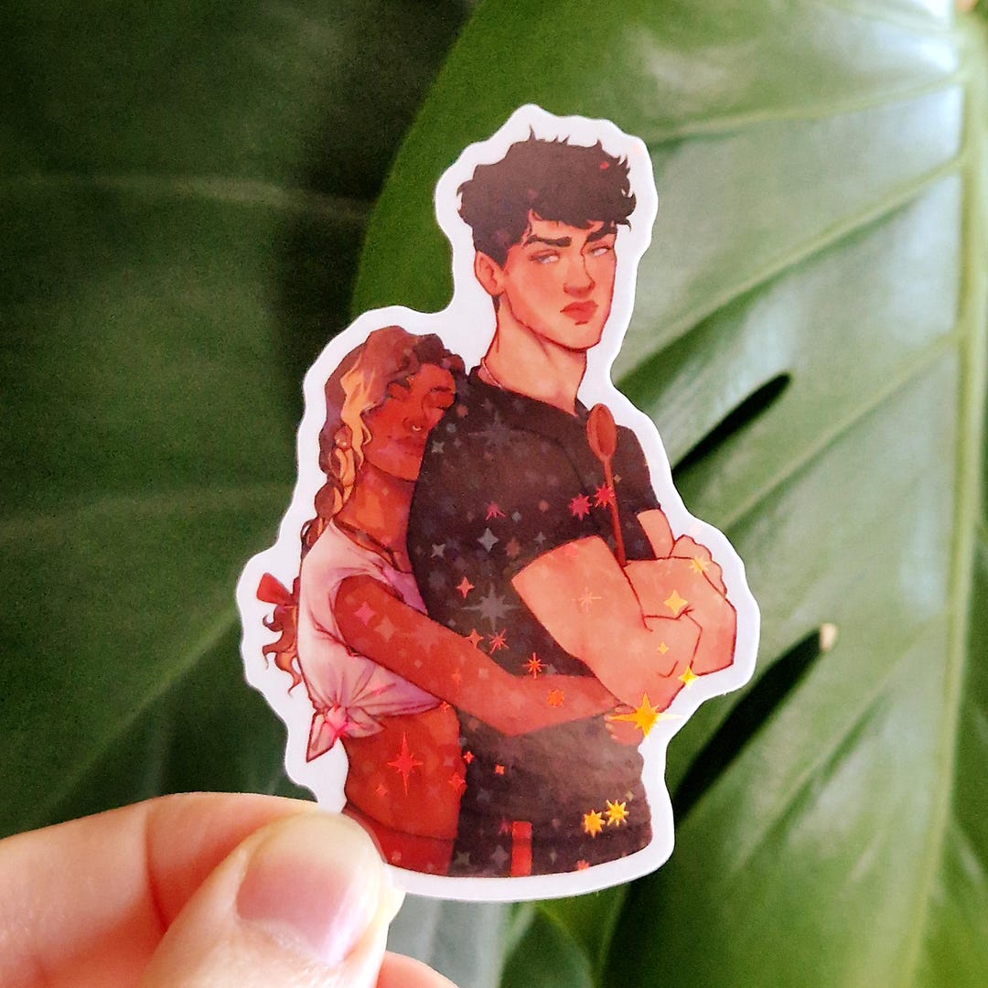 Cat & Jean | AFTG | Holographic Vinyl Sticker - Etsy