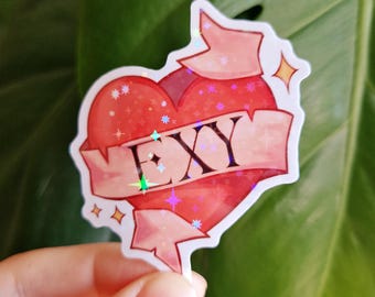Exy | Holographic Vinyl Sticker