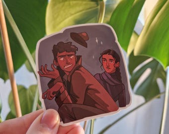 Jesper & Inej | Six of Crows | Vinyl Sticker