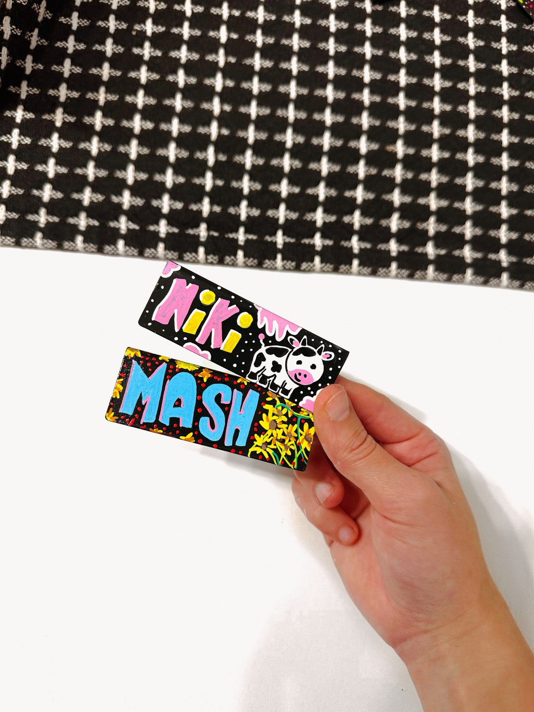 Name Tags for Work Handpainted, Personalized & Waterproof Etsy