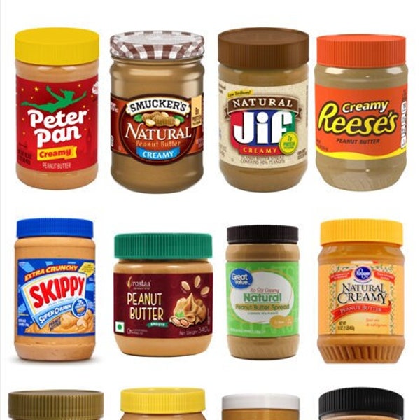 Peanut Butter Png, Peanut Butter Shirt Png, Peanut Butter Jars