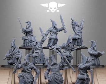 3D Printed Scavenger Mystics by StationForge Miniatures