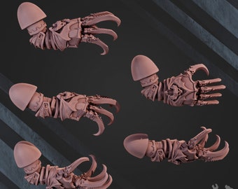 3d Printed Nocturnal Claws Set x10