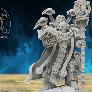 3d Printed Ahyet Bahl, Archmage of Aegyptus by Atlan Forge Miniatures