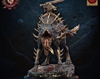 3D Printed Gôts, the Berserker on Wrath Spawn by Lost Kingdom Miniatures