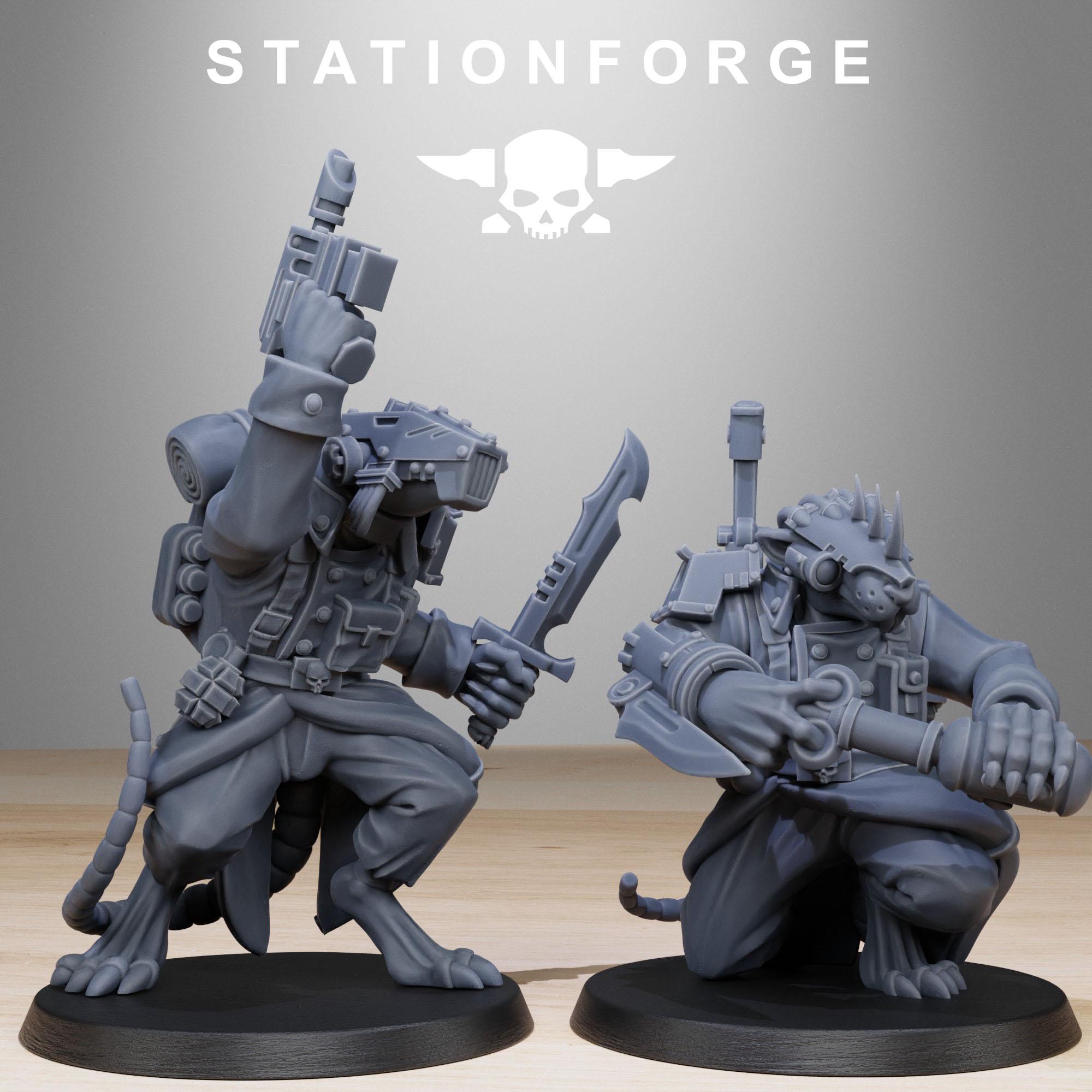 3D Printed Grimguard Raticus by Stationforge Miniatures - Etsy