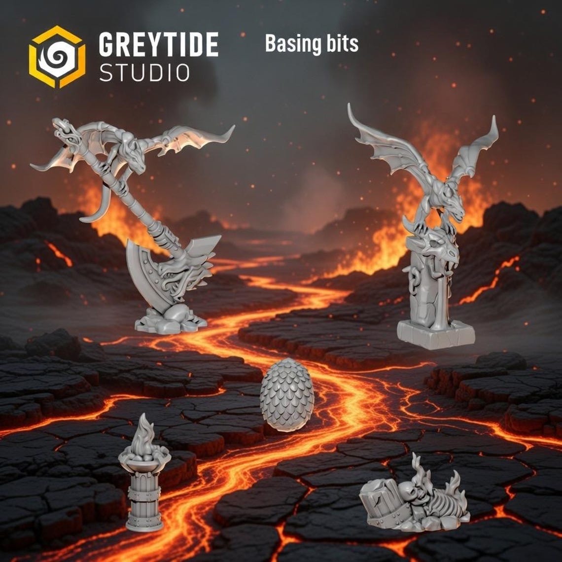 3d Printed Anvil Wardens Basing Bits by Greytide Studio - Etsy