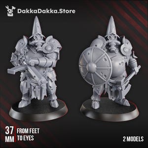 3D Printed Trench Heavies by DakkaDakka Mininatures