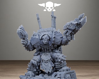 3D Printed Orkaz Brutal Boss by StationForge Miniatures