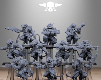 3D Printed Corrupted Guard Racitus by StationForge Miniatures