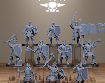 3D Printed Thorncrest Infantry by StationForge Miniatures