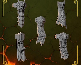 3d Printed Anvil Wardens Loincloths x10 by Greytide Studio