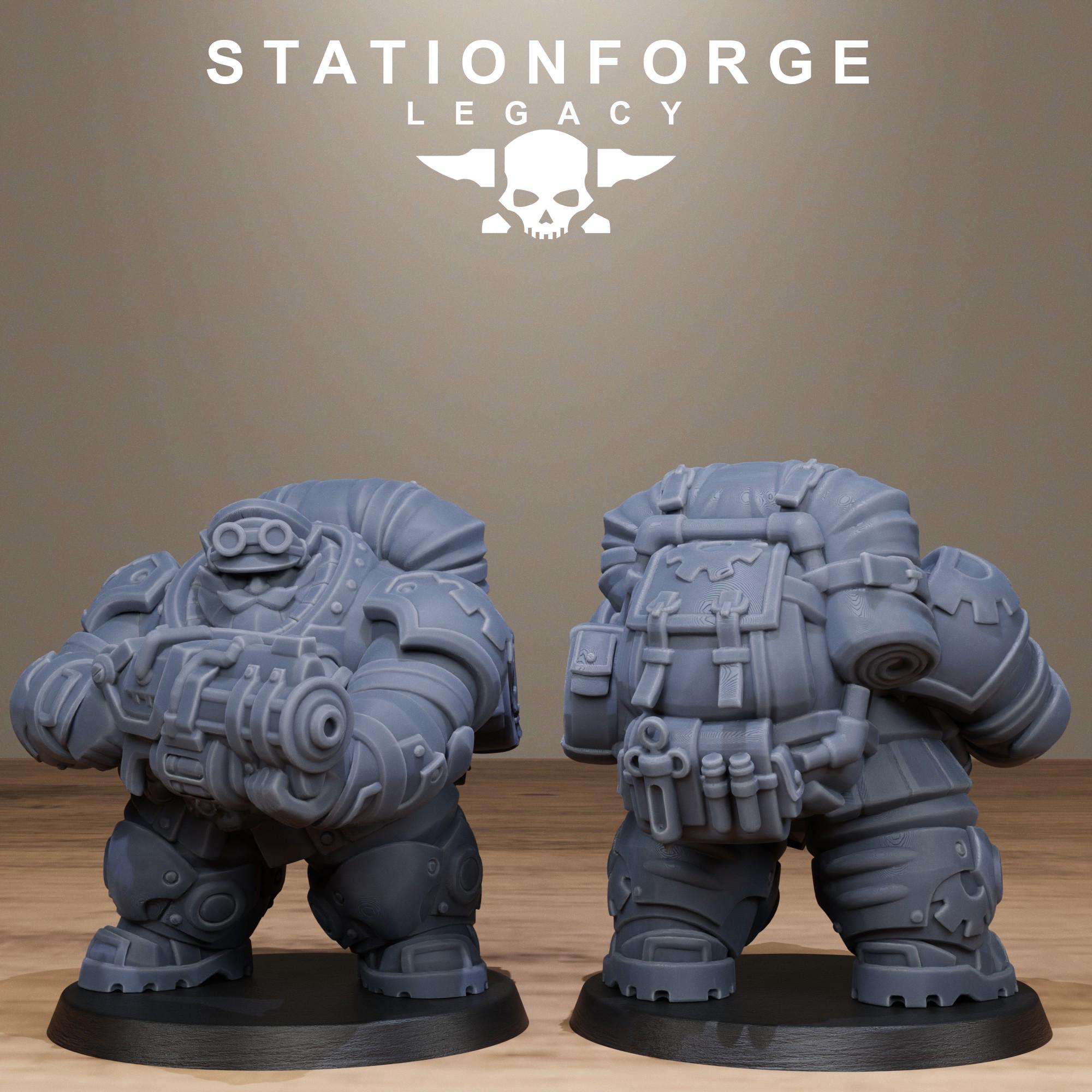 3D Printed Ironvale Gearholders by Stationforge Miniatures - Etsy