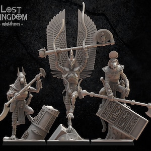 3d Printed Canoptek Guard x3 by Lost Kingdom Miniatures