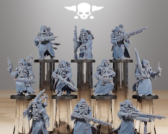 3D Printed Scavenger Hunters x10 by StationForge Miniatures