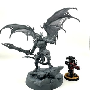 3d Printed Aamon, Daemon Lord of the Abyss by Meshbrain Labs - Etsy