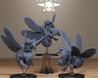 3D Printed Bogkin Flies by StationForge Miniatures