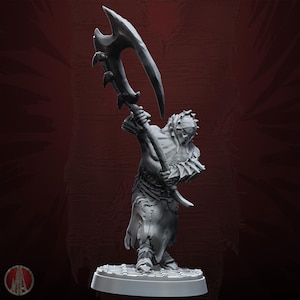 3D printed Orc Hornblowers by Monolith Arts