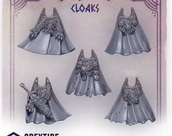 3d Printed Primal Hounds Cloaks x10 by Greytide Studio