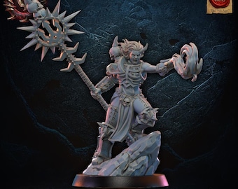 3D Printed Skull Chosen Sorceress by Lost Kingdom Miniatures