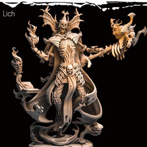 3d Printed Lich by Monolith Arts