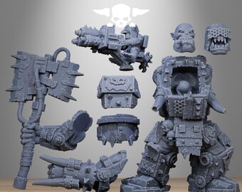 3D Printed Orkaz Commander by Stationforge Miniatures - Etsy