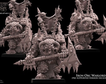 3D printed Iron Orc Warlord by Avatars of War