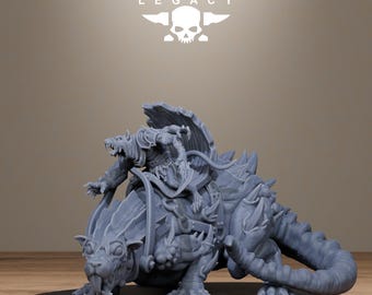 3D Printed Rotfang Beast by StationForge Miniatures