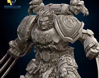 3d Printed Son of The Aesir Champion By Meshbrain Labs Miniatures