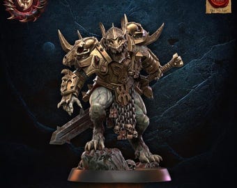 3D Printed Mooncurse Forsaken Hero by Lost Kingdom Miniatures