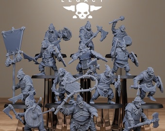 3D Printed Chaosvale Hobgoblins by StationForge Miniatures