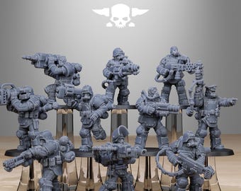 3D Printed GrimGuard Anti-Armor by StationForge Miniatures