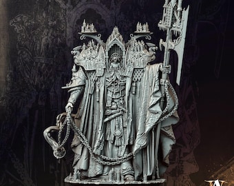 3D Printed Saint Harlic - Ossuarch of Despair by Archvillain Games