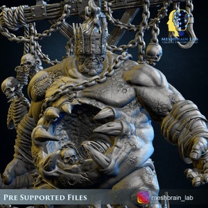 3d Printed Plague Executioner by Meshbrain Labs Miniatures