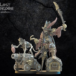 3d Printed Captain Sawleg and Mr. Boom by Lost Kingdom Miniatures