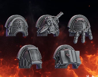 3d Printed Pactum Aeternum Shoulders x10 by DakkaDakka