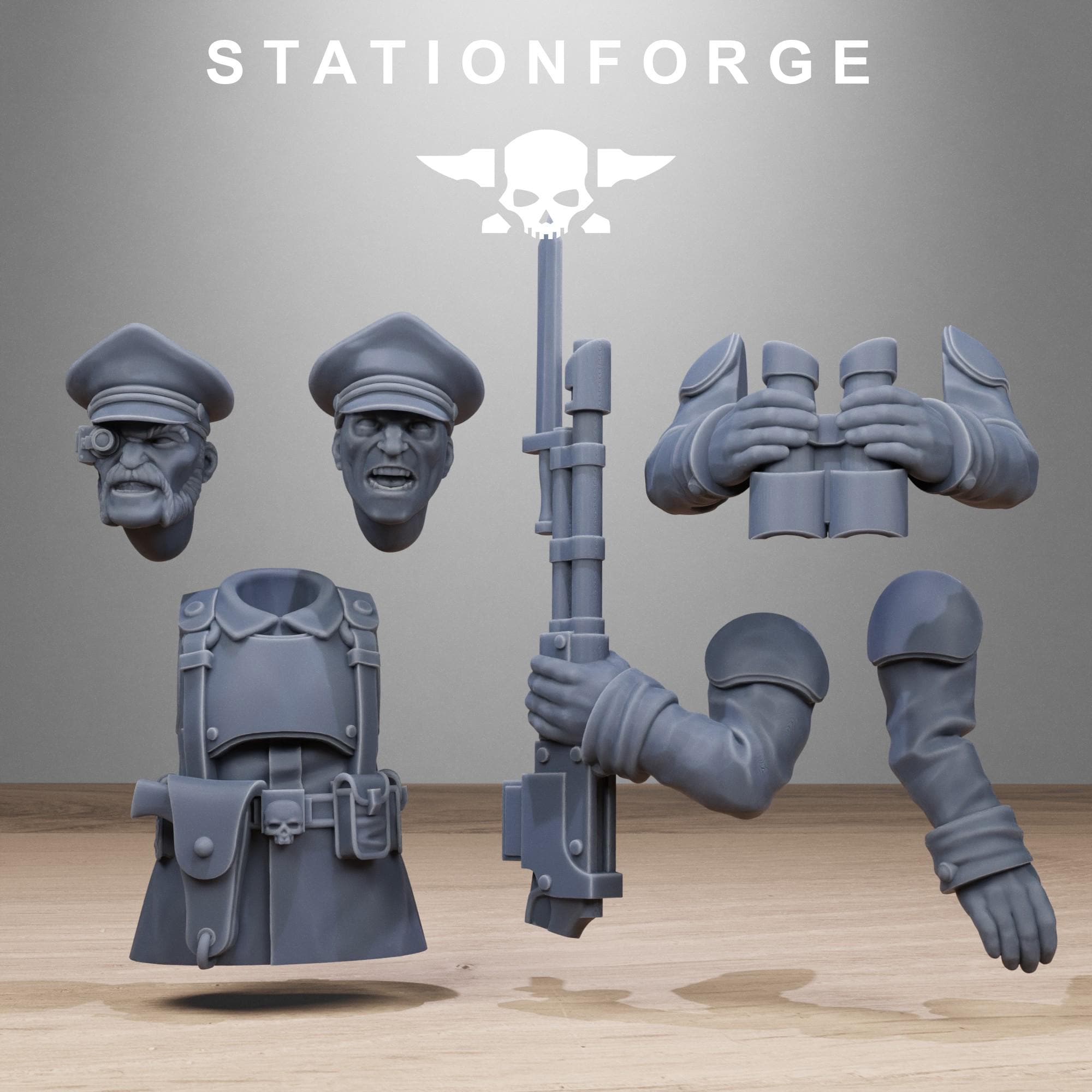 3D Printed Grimguard Tank Commanders X10 by Stationforge