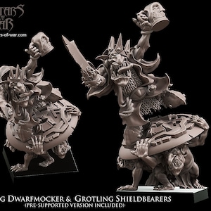 3D printed Skrigg Dwarfmocker the Goblin King by Avatars of War