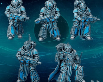3d Printed Scylla Legion Squad x10 by DakkaDakka Miniatures