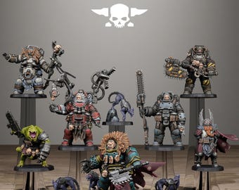 3D Printed Techno Savage Vernaxers x10 by StationForge Miniatures