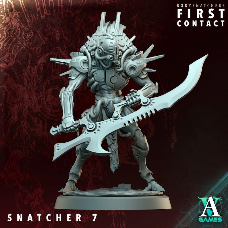 3D Printed Snatcher Squad by Archvillain Games - Etsy