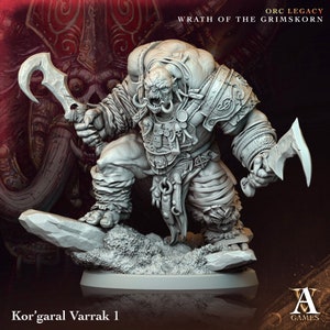 3D Printed Kor&#39;Garal Varrak by Archvillain Games