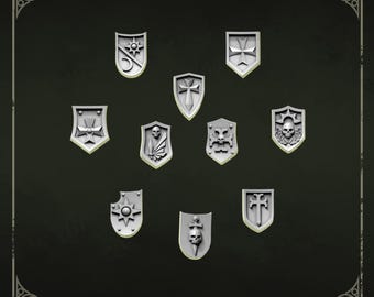 3d Printed Eternal Pilgrim Tilt Shields by Greytide Studio