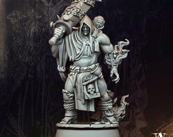 3D Printed Edric Scorn - Monk of the Retribution Oath by Archvillain Games