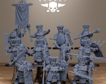 3D Printed Chaosvale Infantry by StationForge Miniatures