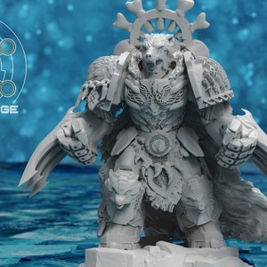 3d Printed Asgardian Aegis Captain by Atlan Forge Miniatures