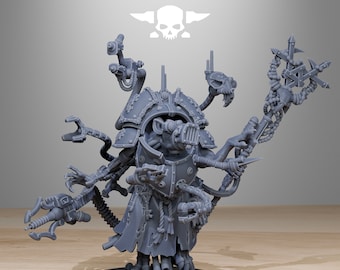 3D Printed Raticus Priest by StationForge Miniatures