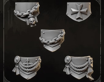 3d Printed Eternal Crusader Hip Armor by Greytide Studio