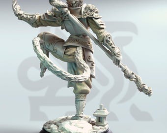 3D Printed Monkey King, Wukong by DM Stash - Etsy