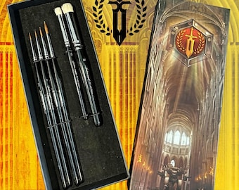 Miniature Wargame Paint Brush Set